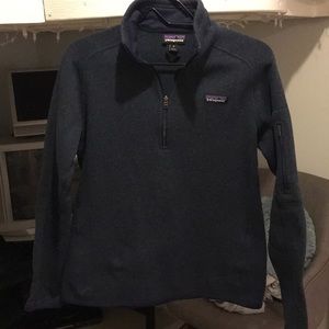 Patagonia Women’s Better Sweater 1/4 Zip Navy Blue